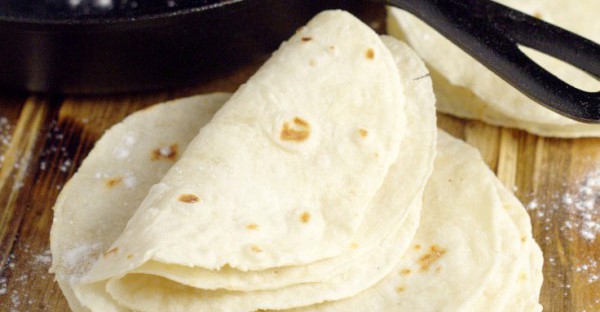 homemade flour tortillas