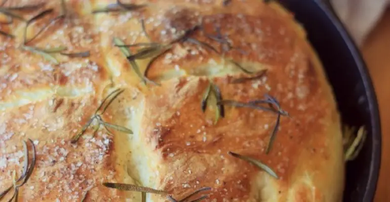 no knead skillet bread