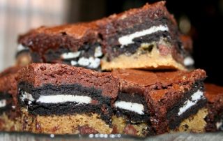 oreo brookie bars