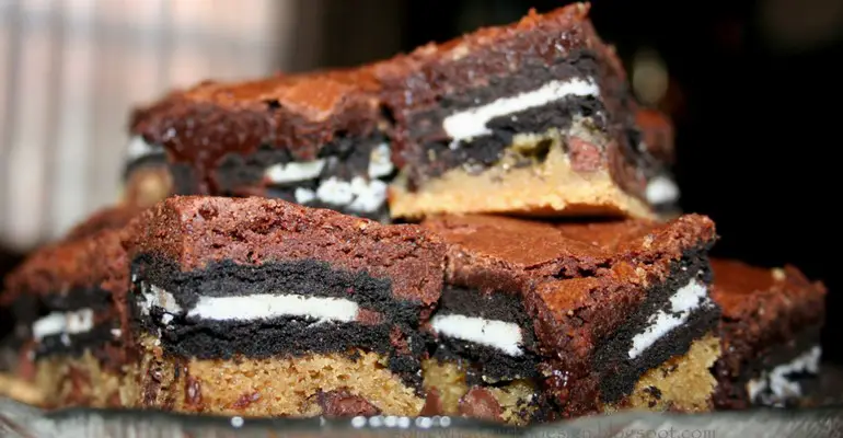 oreo brookie bars