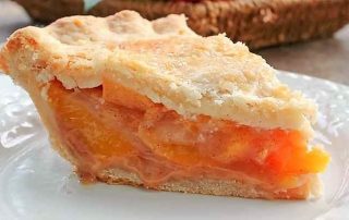 perfect peach pie