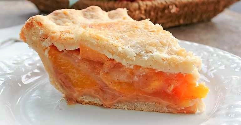 perfect peach pie