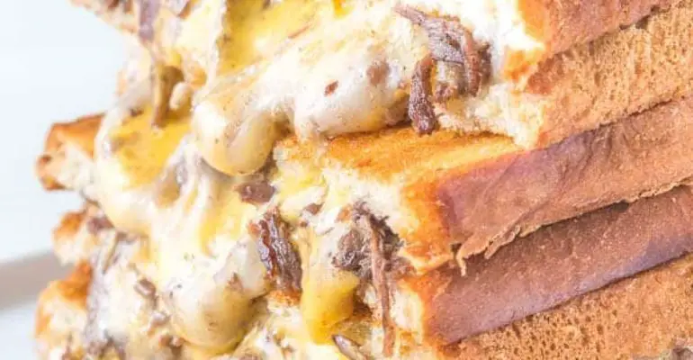 philly cheesesteak grilled cheese