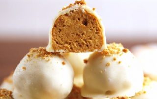 pumpkin cheesecake truffle