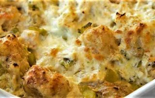 salsa verde chicken tater tot casserole