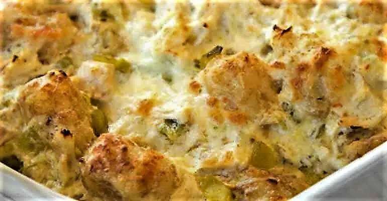 salsa verde chicken tater tot casserole