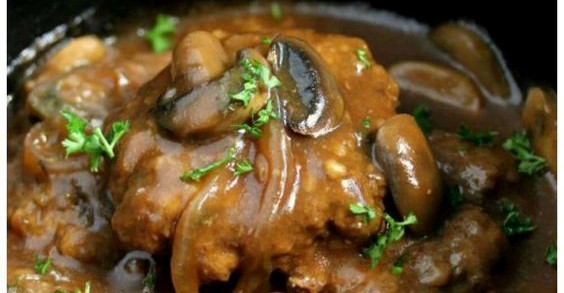 slow cooker salisbury steak