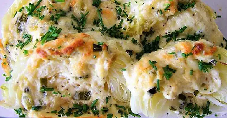 baked cabbage wedges