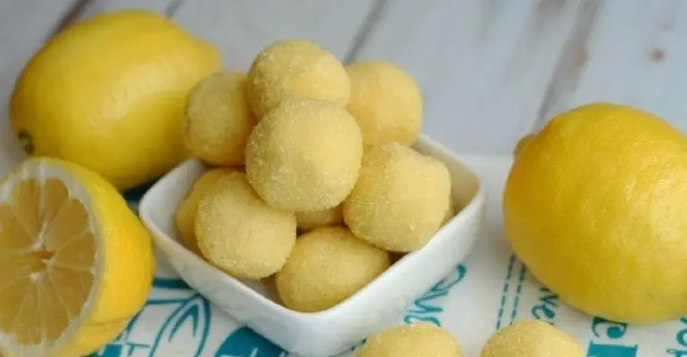 easy lemon truffles