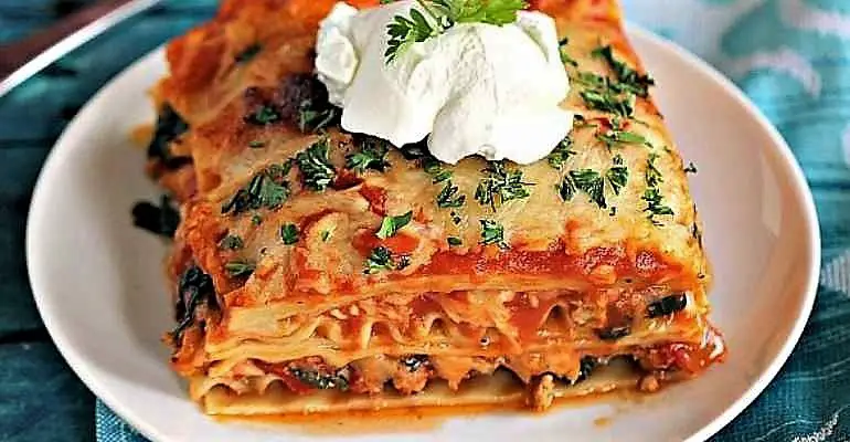 best chicken spinach lasagna