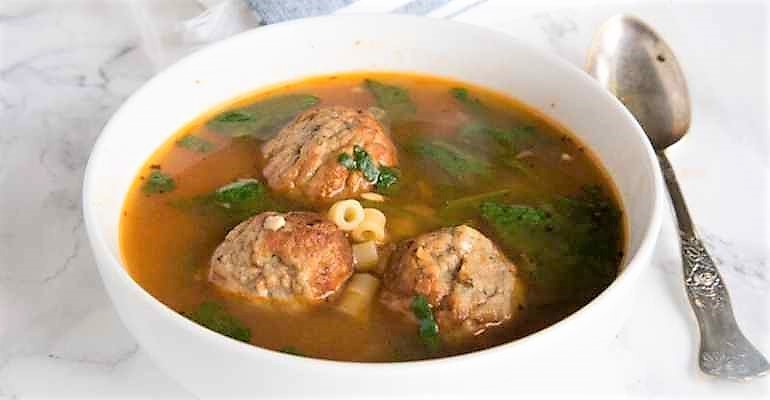 italian meatball soup